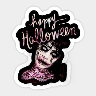 Happy Halloween with Witch ! Sticker